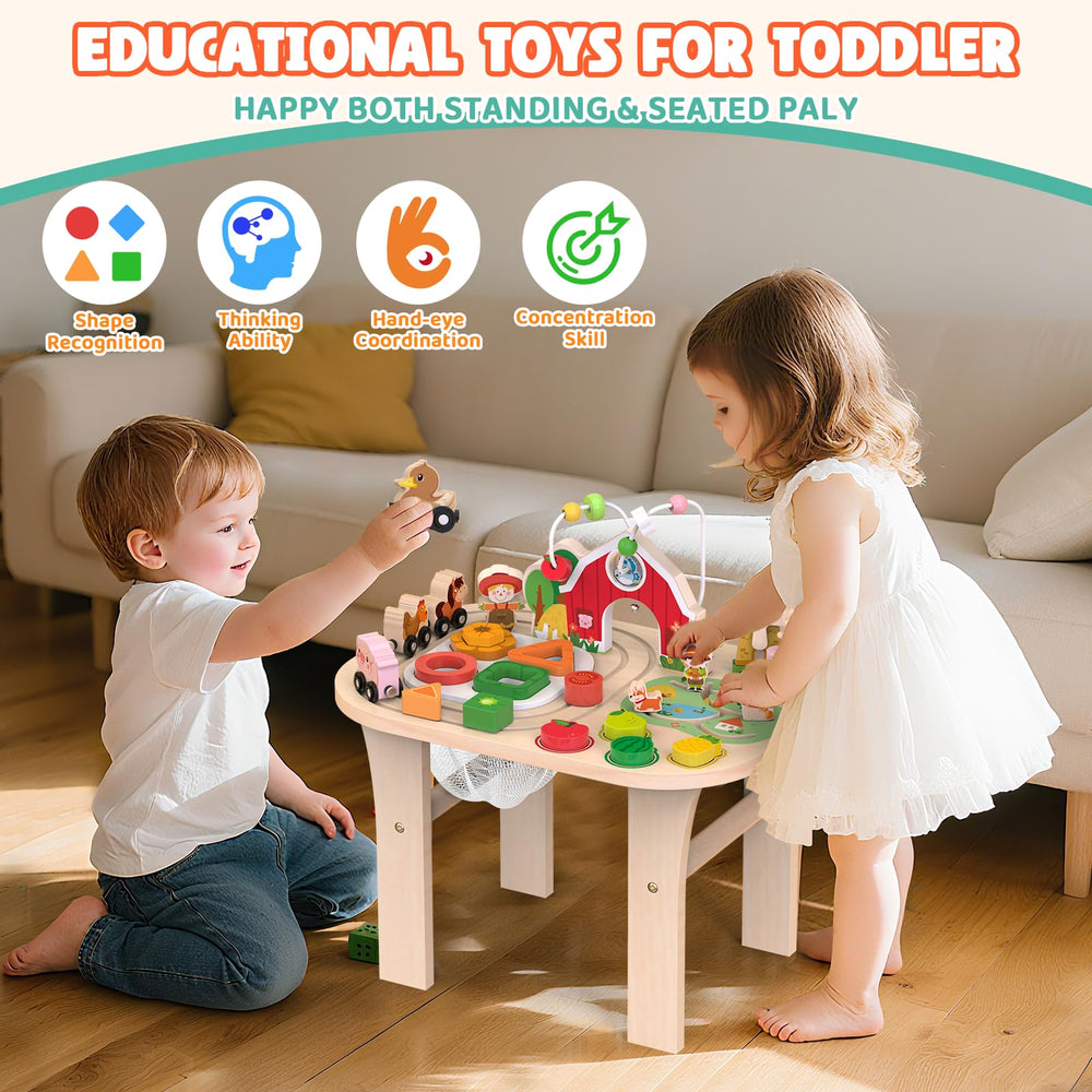 Weilim Activity Table fruit matching supports color and pattern learning.