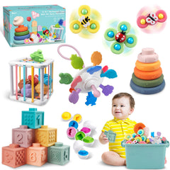 Weilim 6-in-1 blocks support early shapes and color learning