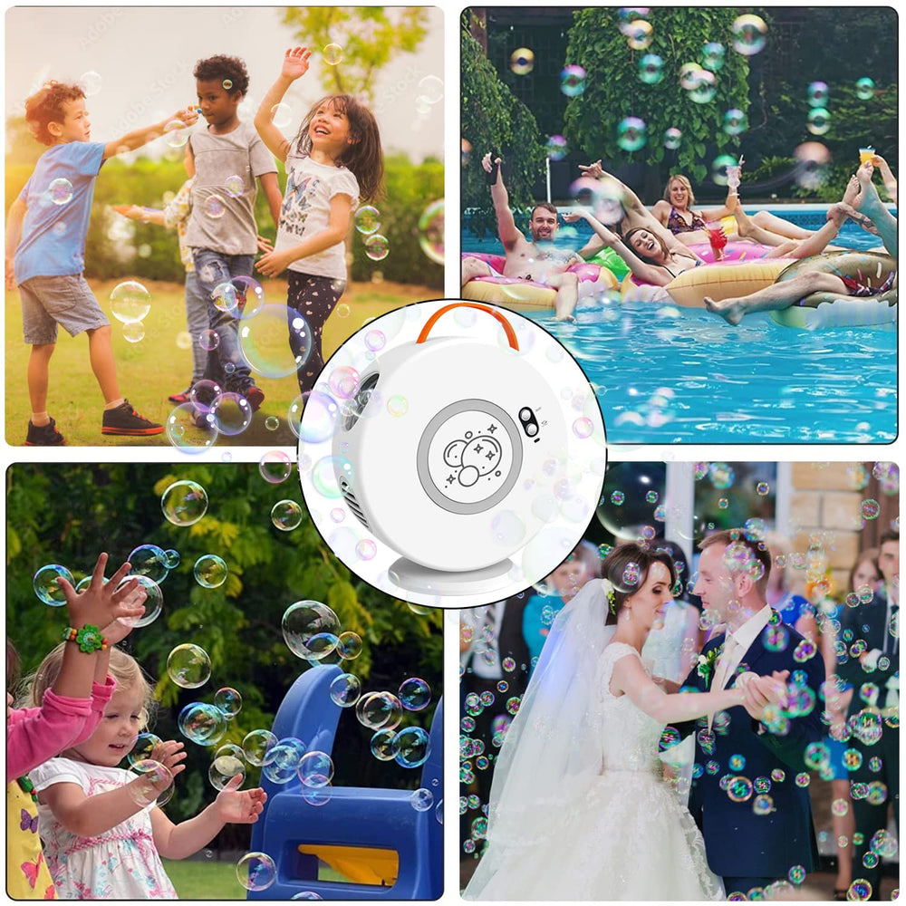 Weilim Bubble Machine ABS durable design keeps kids safe during use.