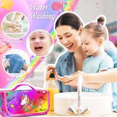 weirtoya washable markers set for kids to color, doodle, and clean easily