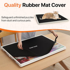 WELGEE puzzle board protective mat cover prevents dust and shifting
