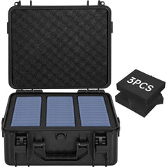 WELIDAY waterproof toploader box with closed lid for secure card storage.