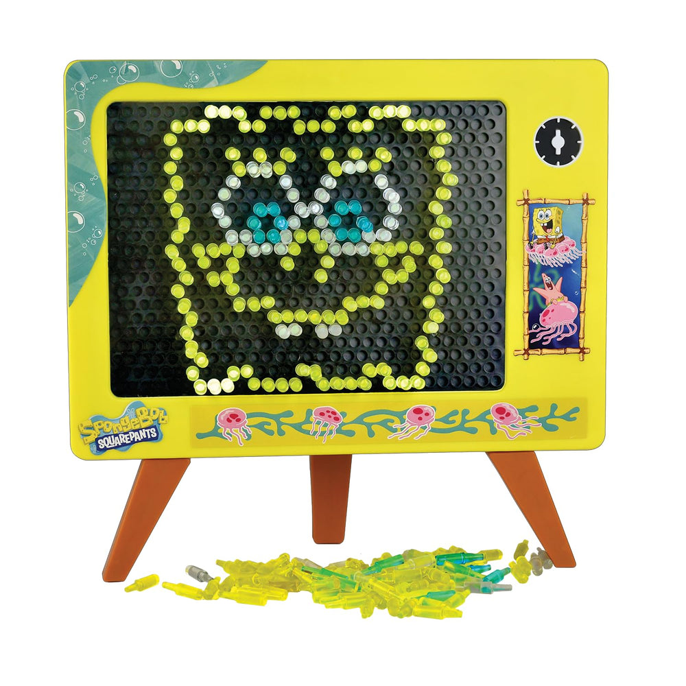 Well Played Spongebob light board front view promotes imaginative play and focus.