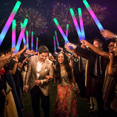 Wellent foam glow stick in fast flash mode for energetic crowds