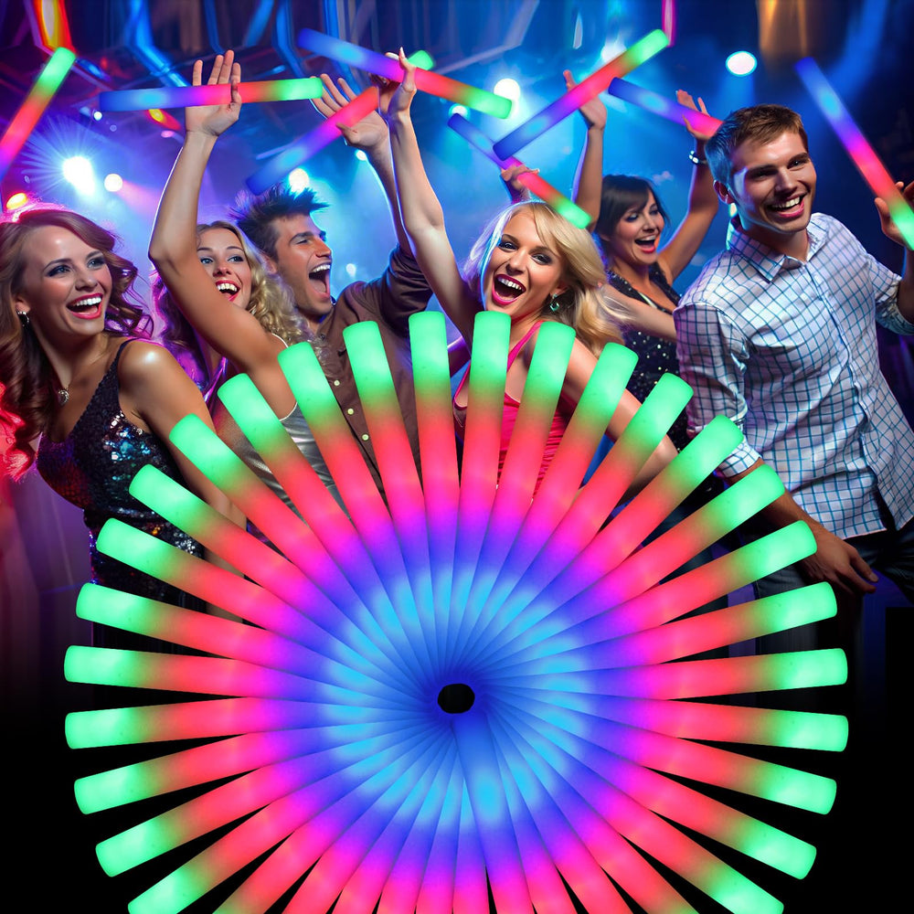 Wellent foam glow stick three-color illumination for lively parties
