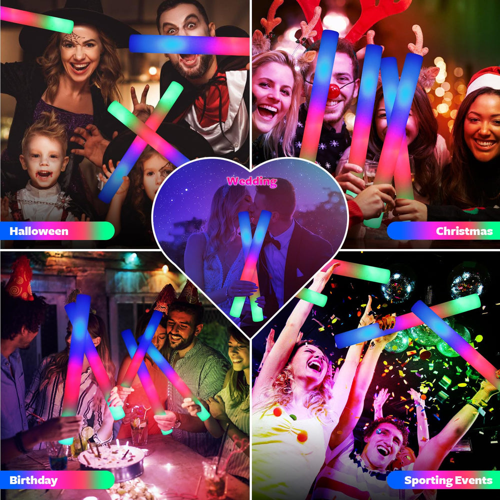Wellent wedding glow sticks at entrance create warm welcomes and festive ambiance.