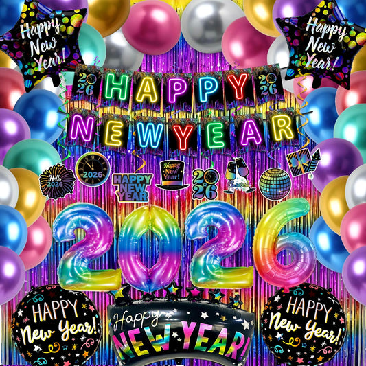 Wellspar Happy New Year banner 2026 enhances your festive backdrop for celebrations.
