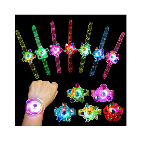 WELLVO LED bracelets in a 32-pack provide colorful glow for kids' parties.