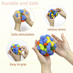 Welsoon fidget ball easy-grip design suitable for arthritic hands