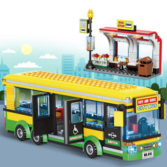 WEMEWEME city bus building blocks 386pcs spark imaginative play and STEM exploration