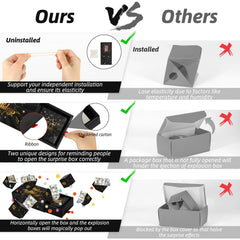 WenmthG reinforced-ribbon-surprise-box ensures durable opening