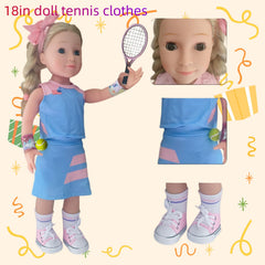 Wenzhuo 18in doll basketball outfit designed for imaginative team sports stories.