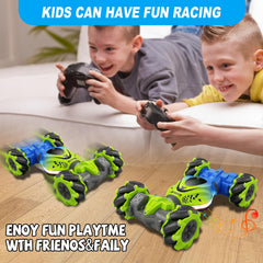Off road capable tires tackle carpets and light outdoor terrain.