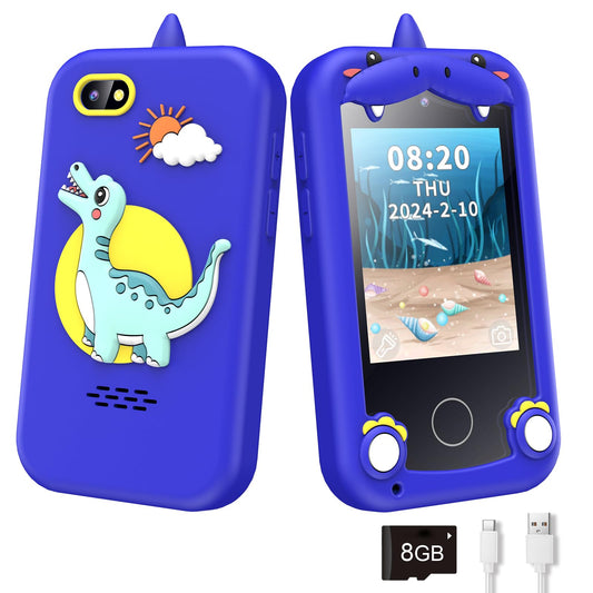 WEOLULI Kids Phone with selfie camera for expressive play and quick photos