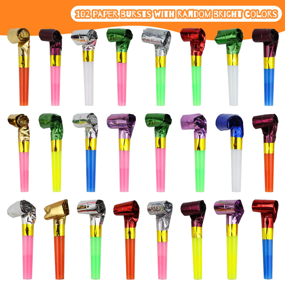 WEOXPR bulk party prizes noisemakers simplify event planning