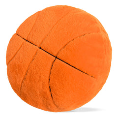 Wepop 18-in fluffy basketball pillow for cozy lounging and decor.