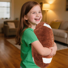 Wepop football pillow provides soft cuddly comfort for naps