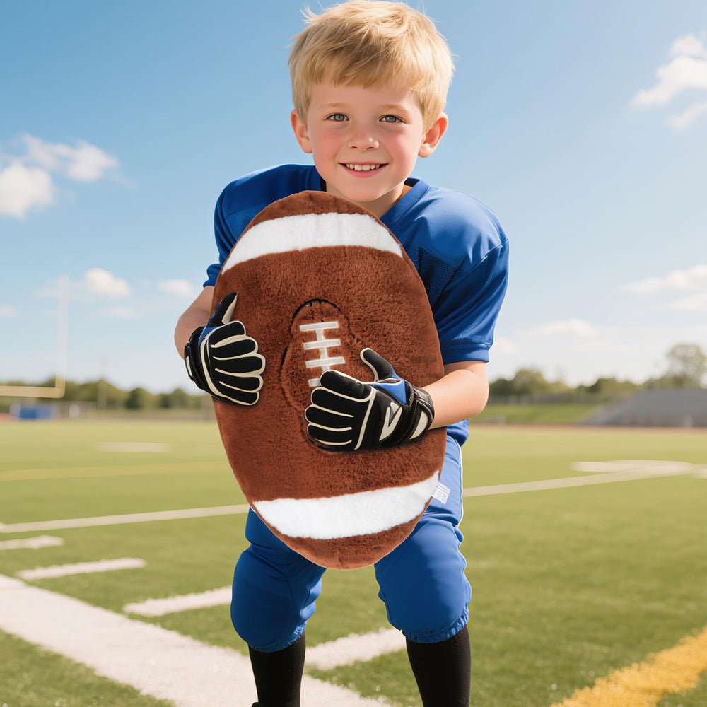 Wepop plush decor adds sporty charm to bedroom or play space