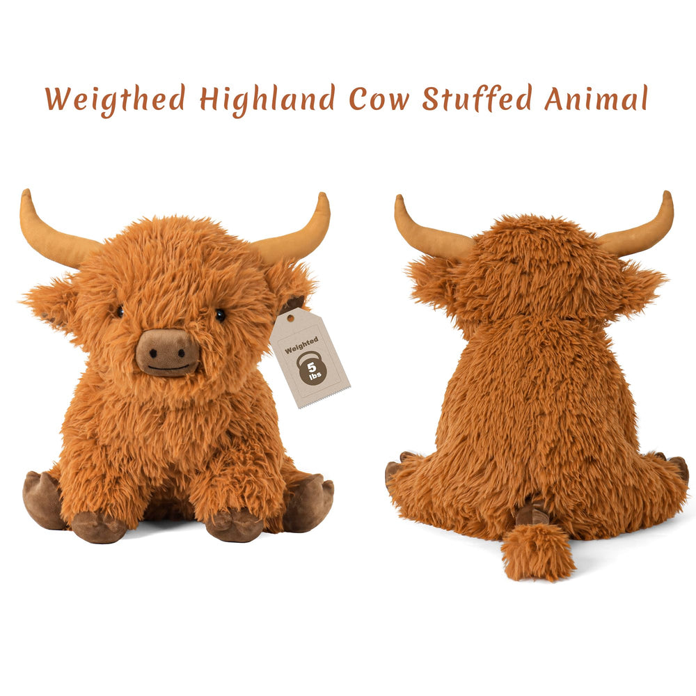 Wepop Highland Cow plush as travel companion and comforting buddy