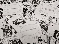 Life on the Farm cow cards reveal fun farm facts for kids.