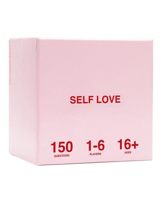 WE'RE NOT REALLY STRANGERS Self-Love Edition cover invites mindful self-discovery during cozy game nights.