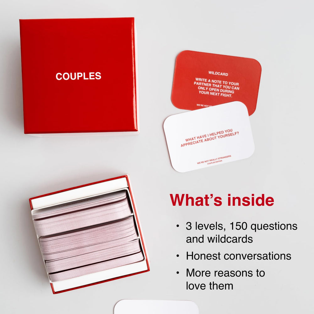 WE'RE NOT REALLY STRANGERS Couples Edition Level 3 reflection prompts self-discovery together