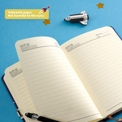 WERNNSAI space diary open pages ready for writing and drawing