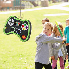 Pinata bundle includes blindfold and bat for immediate use.