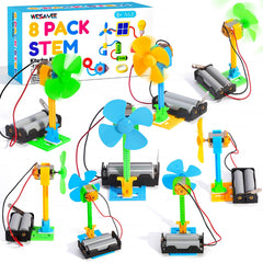 WESAYEE bulk STEM kits with eight fans spark independent circuit exploration.