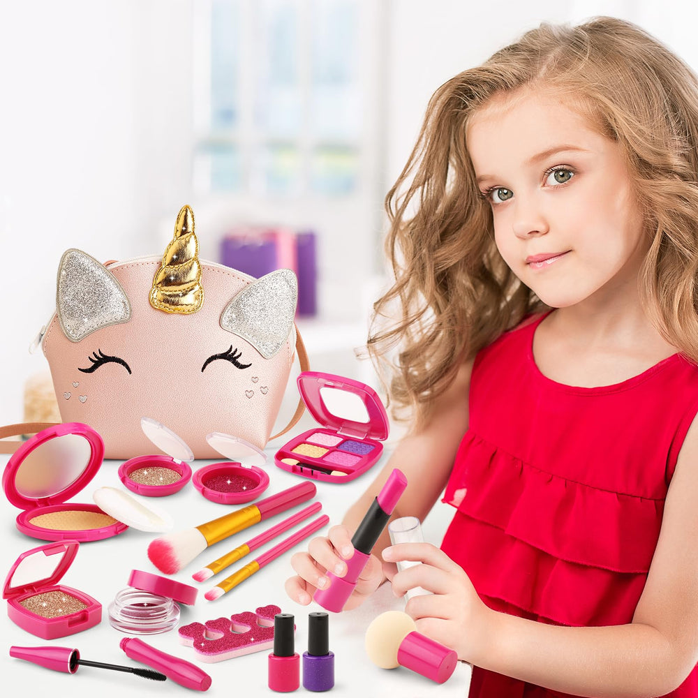 WESAYEE compact powder and blush set for pretend makeup creativity