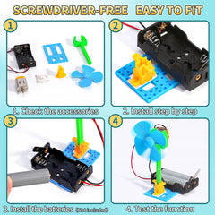 WESAYEE kid-safe-materials provide non-toxic, classroom-friendly electronics exploration.