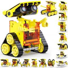 Wesfuner 30-in-1 STEM Solar Robot Kit with 243 pieces for hands-on learning