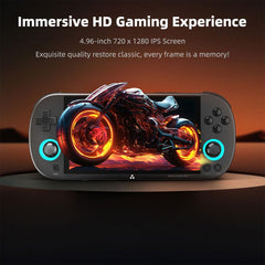 WESICH Trimui Smart Pro dual-LED joystick lighting supports night-time play.