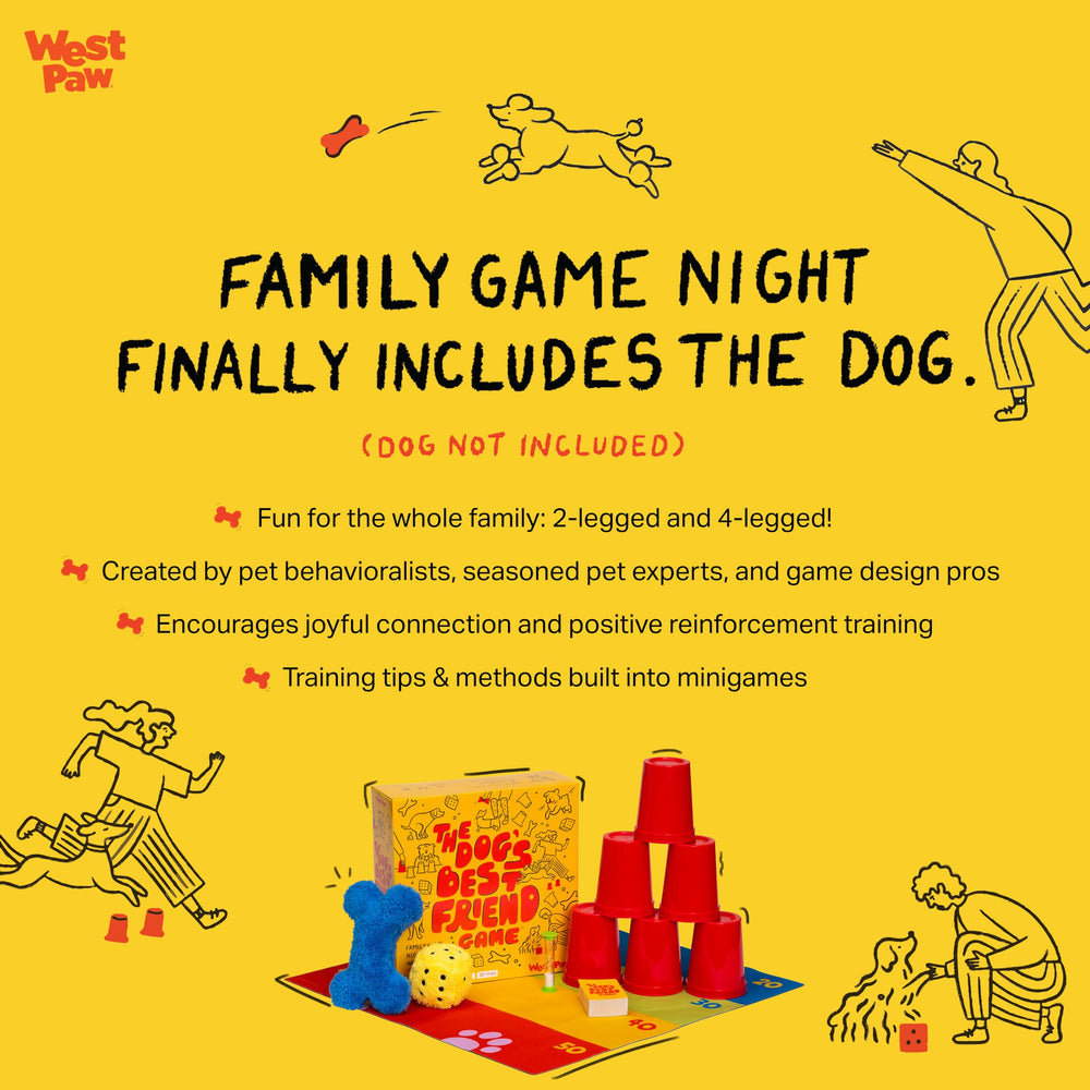 WEST PAW Dog's Best Friend Game storage tray keeps cards organized during play