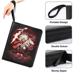 WEST TUNE One Piece Binder three-ring clips simplify adding or removing cards.