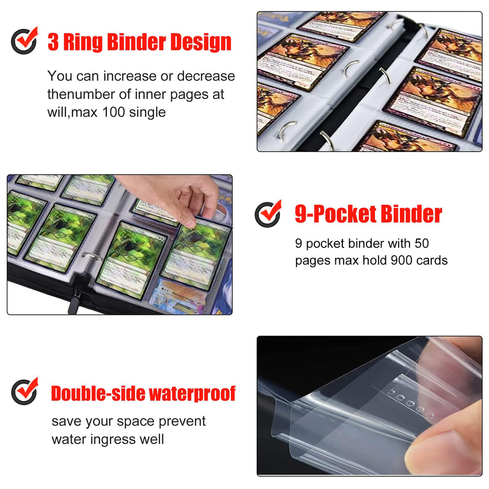 WEST TUNE One Piece Binder waterproof cover protects against dust and moisture.