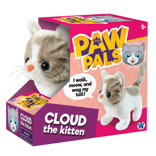 Westminster Cloud the Kitten walks with lifelike motion to spark imaginative play.