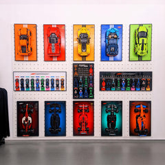 WETCEAOM space-saving design helps keep rooms organized while showcasing models.