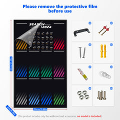 WETCEAOM wall mount in a room creates a secure centerpiece for your Lego collection.