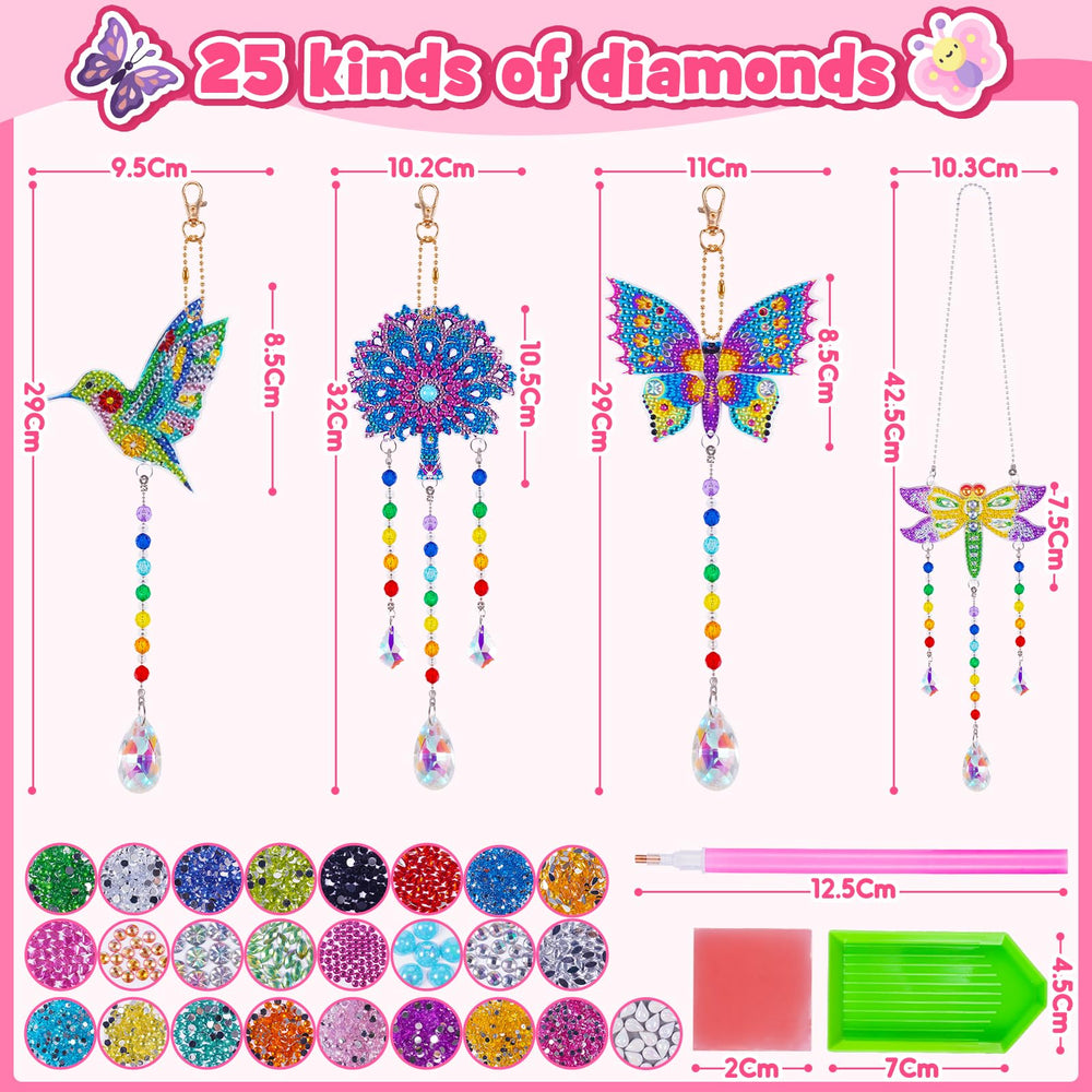 WethCorp diamond wind chime pendant piece brightens any room