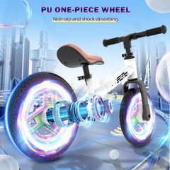Wetify Soft Grips and PU Saddle provide safe, comfy balance practice.