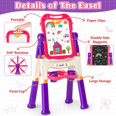Weudear Kids Easel paper clipboards for loose-leaf art