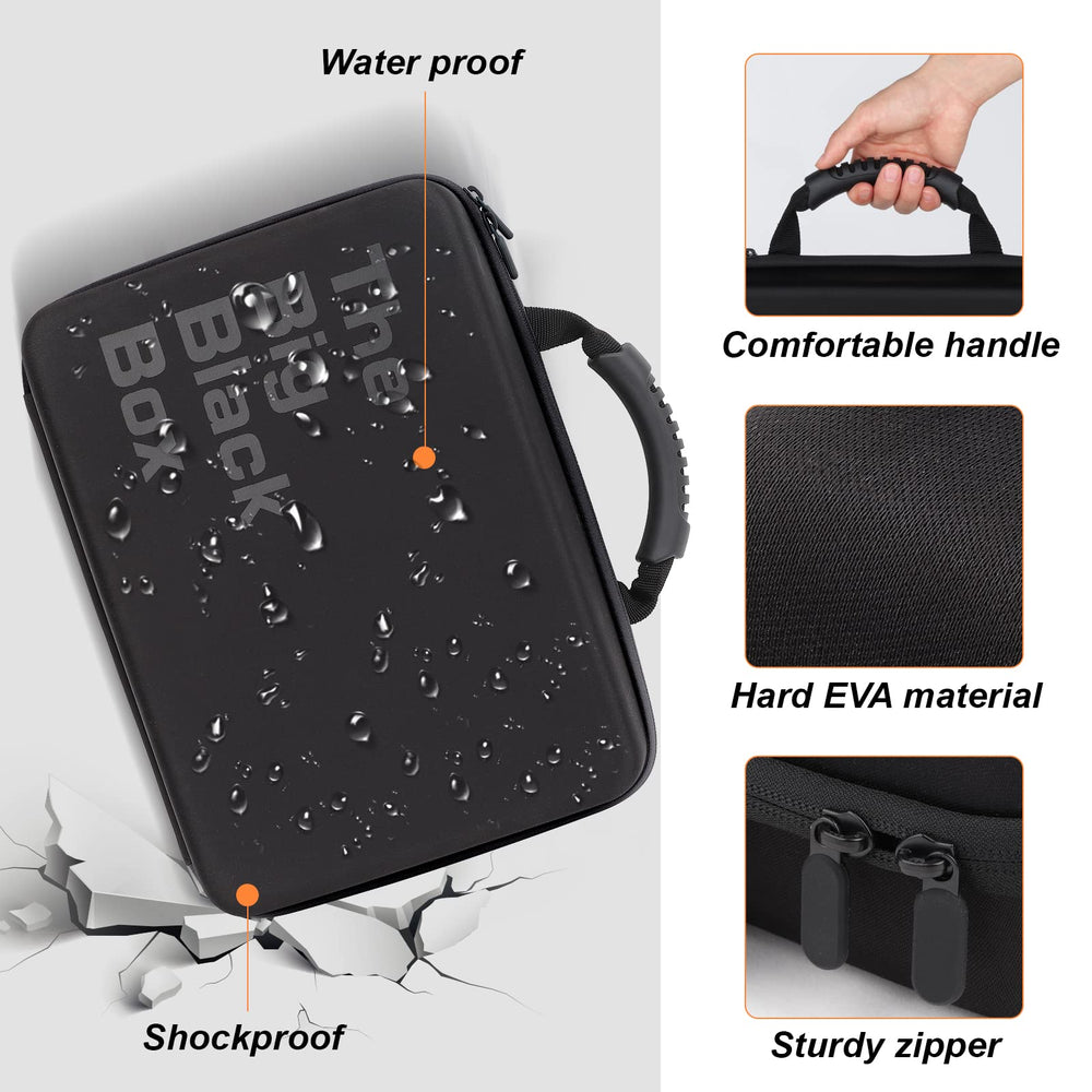 Wevbsiy foam padding inside protects cards during travel.