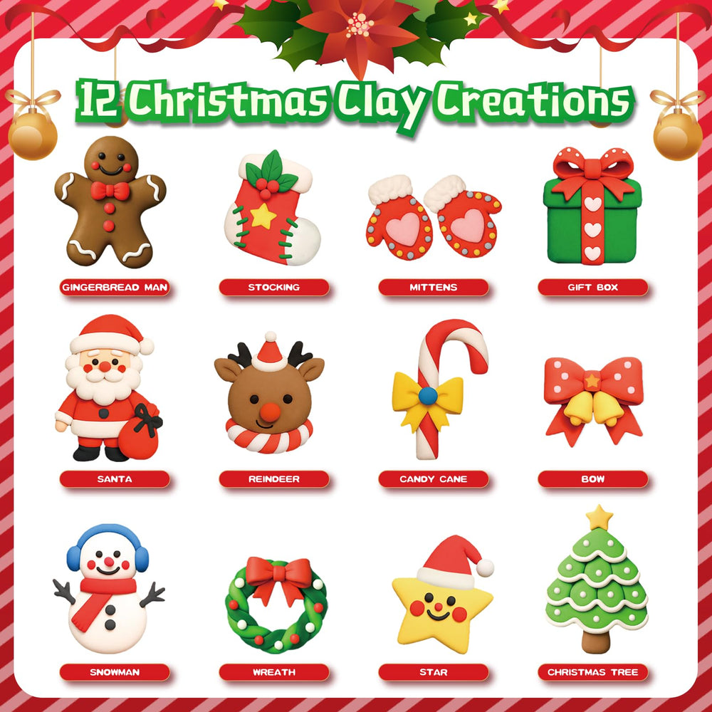 Wewwewa Gift box clay craft set ideal as a holiday gift