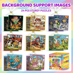 Wewwewa Valentine Food theme puzzle book engages kids during quiet time