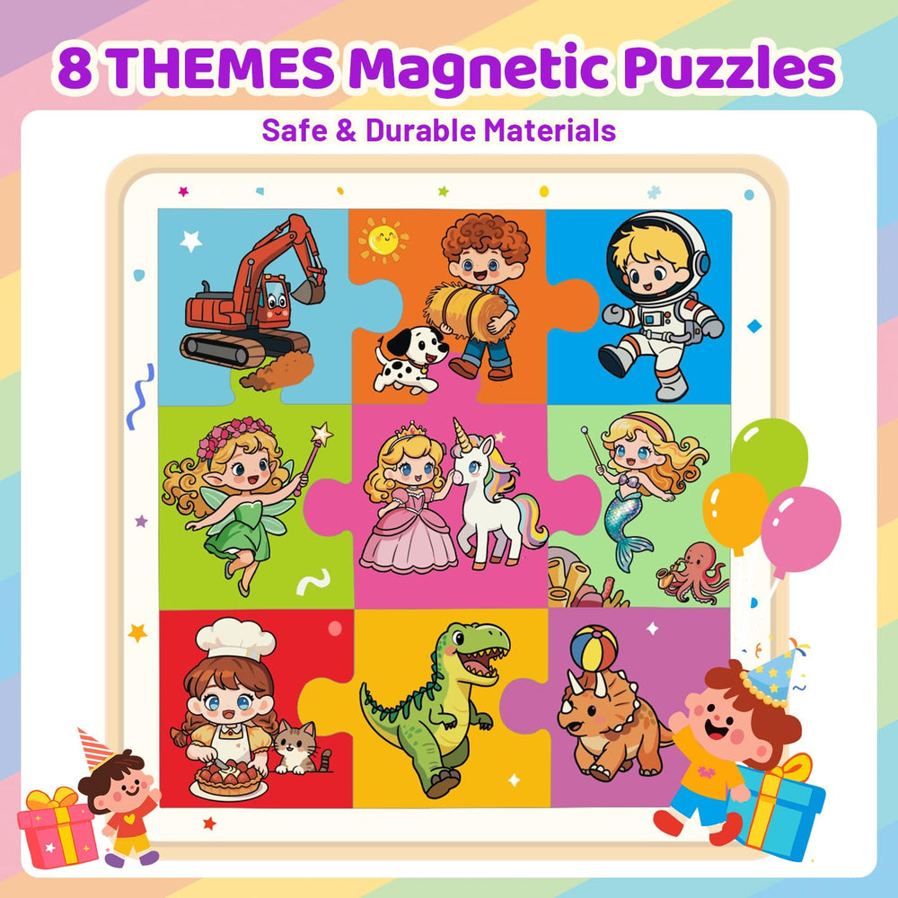 Wewwewa Valentine Princess puzzle book encourages storytelling and fine motor skills