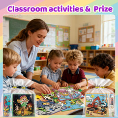 Wewwewa Valentine Space theme puzzle book sparks curiosity and focus