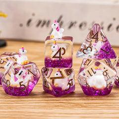 Weyano polyhedral dice set, gift-ready and perfect for RPG fans