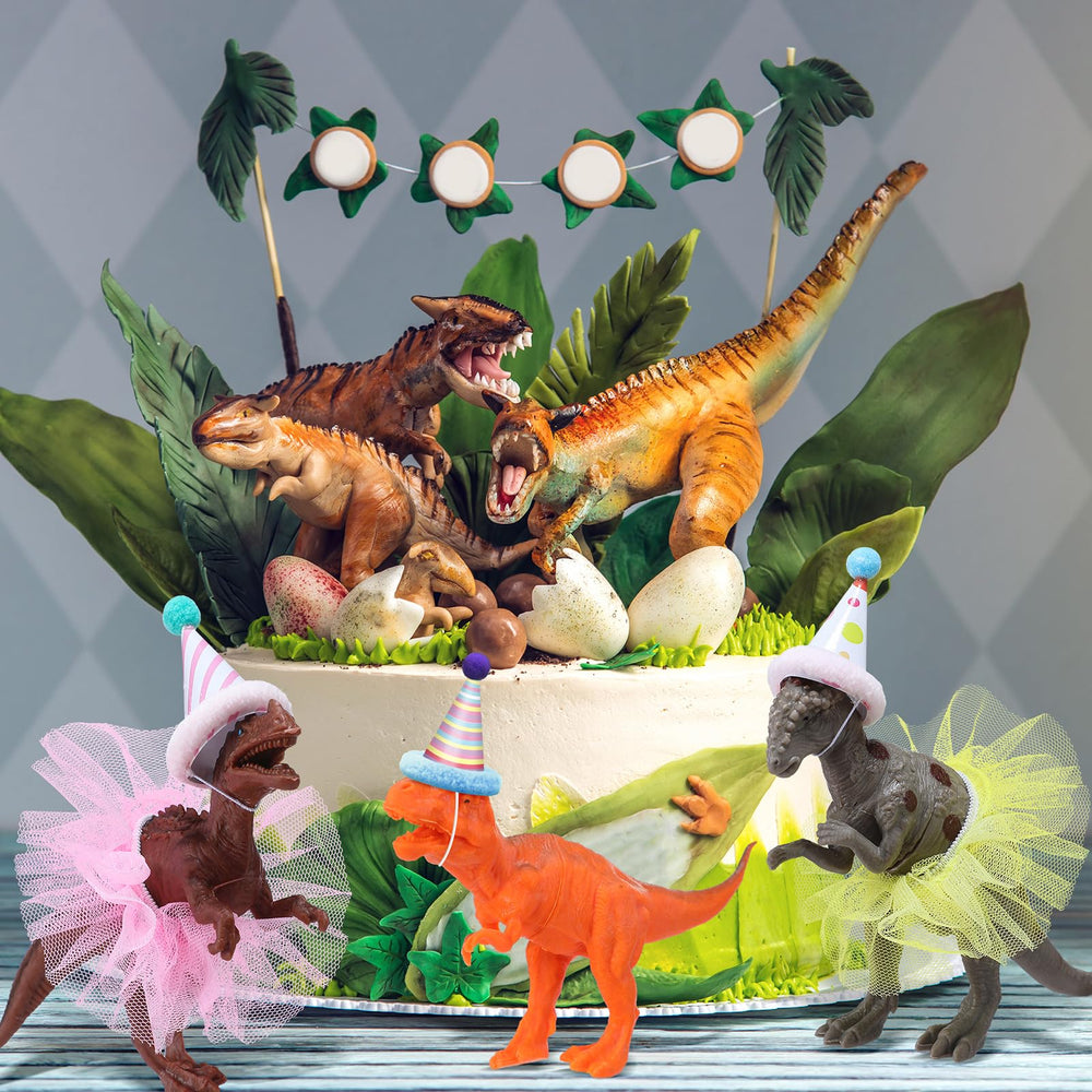 Weysat cupcake toppers featuring dinosaurs brighten treats and photos.
