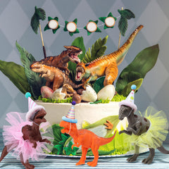 Weysat cupcake toppers featuring dinosaurs brighten treats and photos.